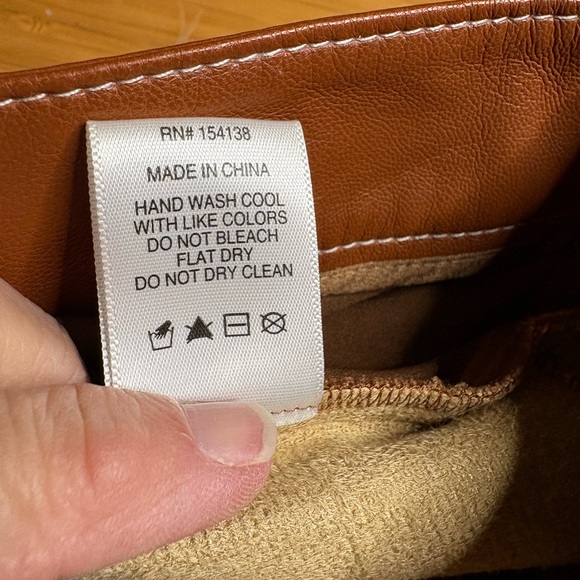 STAUD- Elliot Faux Leather Pants in Color Whiskey. Size 10 - Picture 9 of 13